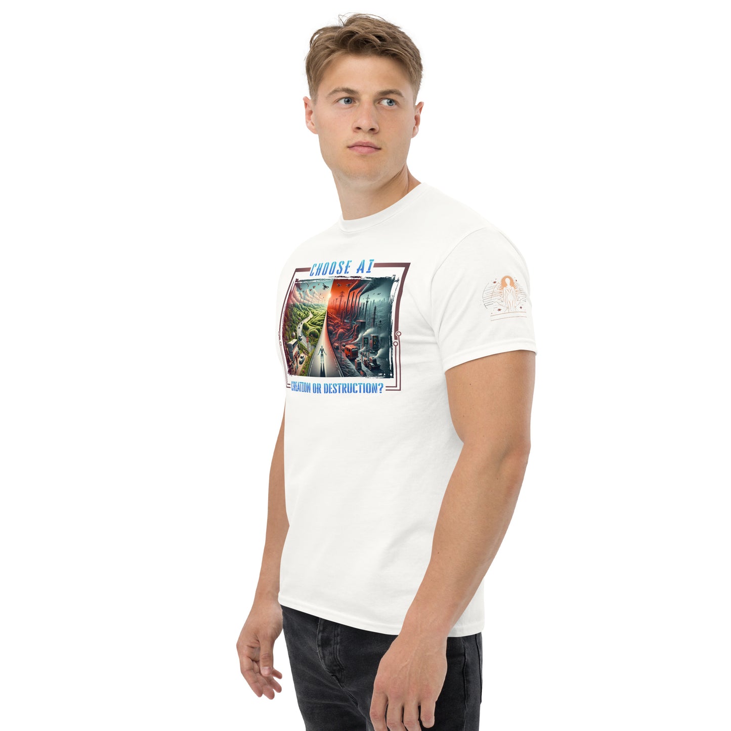 AI T-Shirt – Wear the Future, Change the World Men's classic tee