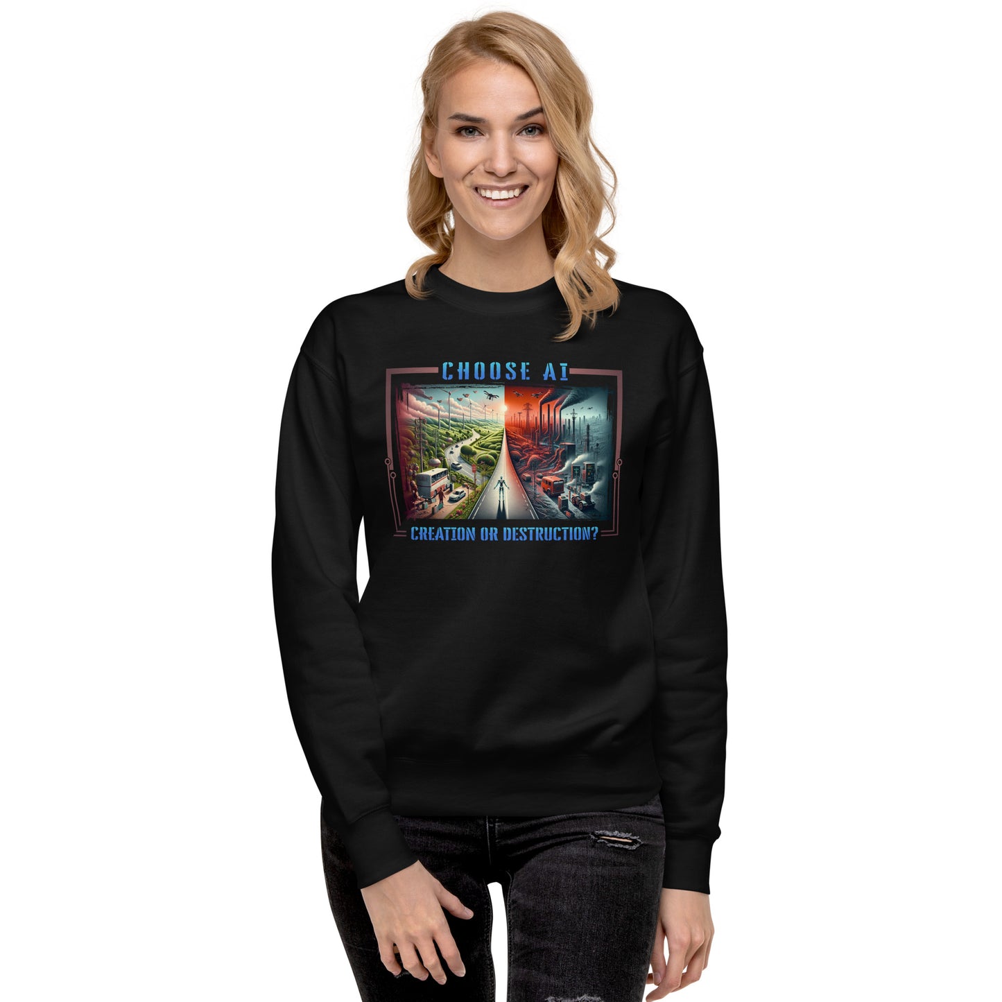 AI Sweatshirt– Wear the Future, Change the World